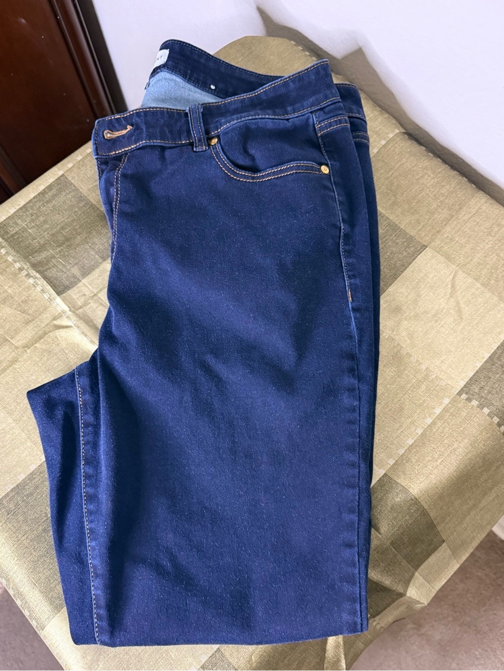 Lane Bryant Dark Blue Straight Leg Jeans